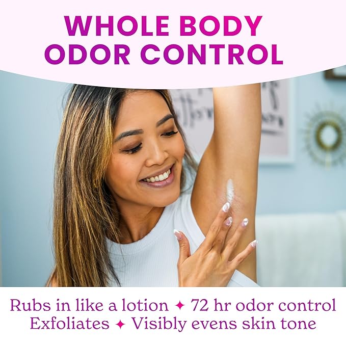 Lume Whole Body Deodorant - Invisible Cream Tube Mini + Solid Stick Bundle - 72 Hour Odor Control - Aluminum & Baking Soda Free, Skin Loving (Peony Rose)