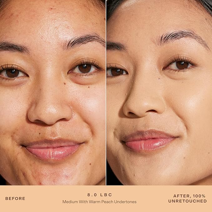 Tower 28 Swipe Serum Concealer - Hydrating Medium-Full Coverage Concealer + Under Eye Brightener - Skin Care Infused Makeup with Hyaluronic Acid + Soothing Centella - 8.0 Medium/Warm Peach (0.22 oz)