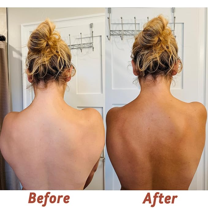 Busy Babe Self Tanner - Cabo Nights Express Rapid Dark Tanning Mousse - Deeper Sun-Kissed Glow with Mitt - Vegan, Cruelty-Free, Instant Tan, Self Tanning Mousse Pump - Express, Violet based- 7.2 oz