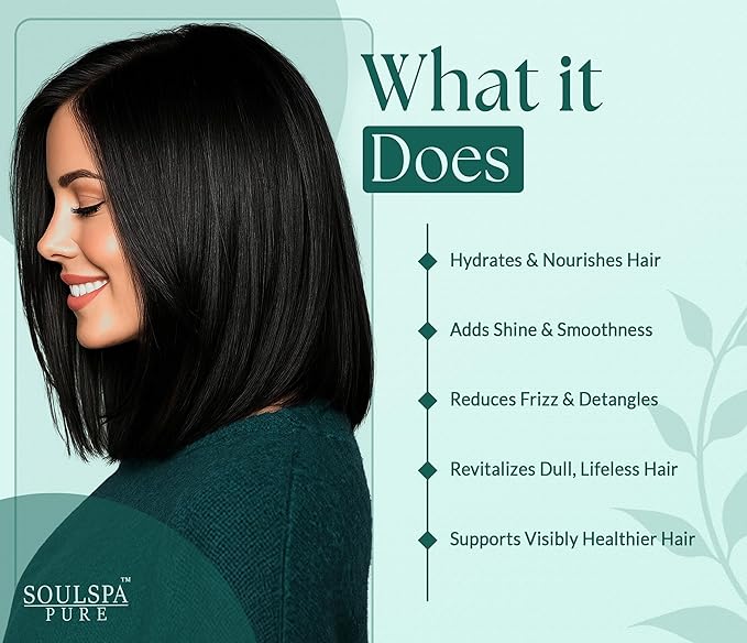 Biotin Shampoo and Conditioner Set for Men & Women with Tea Tree & Peppermint | Sulfate Free Scalp Care & Hair Strengthening System for Thinning, Color Treated & Dry Hair – 16 floz Each | SOULSPA PURE