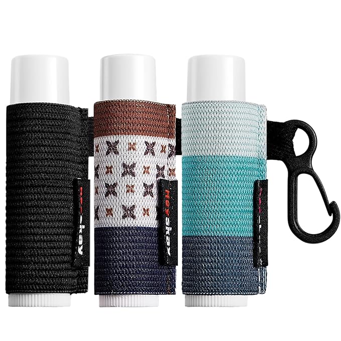 3PCS Lip Balm Holder Sleeves Chapstick