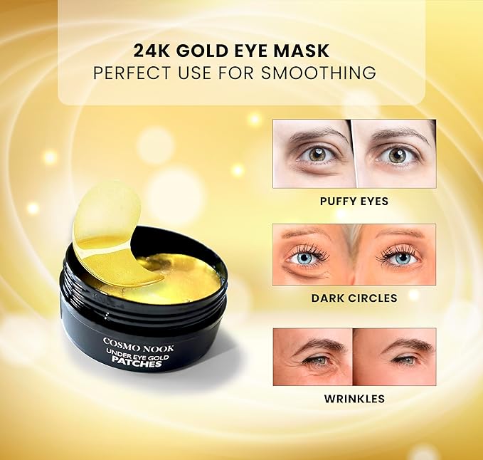 24k gold under eye patches