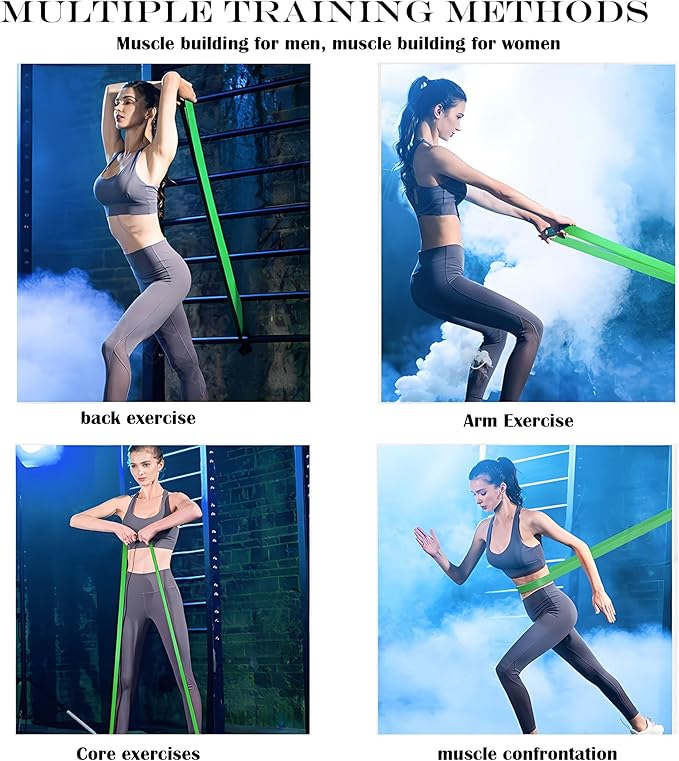 Pull Up Assistance Bands - Resistance Bands Set - Multi-Level Resistance, Fitness Band, Full Body Training, Suitable for Exercise and Physical Therapy Exercise Bands