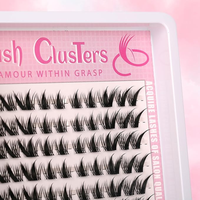 Cat Eye Lash Clusters Kit Spiky Cluster Eyelashes Kit Fairy Eyelash Clear Cluster Anime Individual Lashes Natural Lash Extension Cluster Wispy Manga Cluster Lash Kit