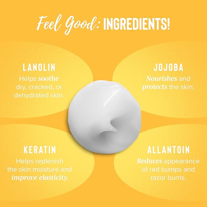 Coochy Shave Cream - Moisturizing Shave Lotion - Gentle Intimate Shaving Cream - For Bikini Area, Underarms, Legs & More - Rash-Free, Hydrating Formula - Peachy Keen, 32 oz