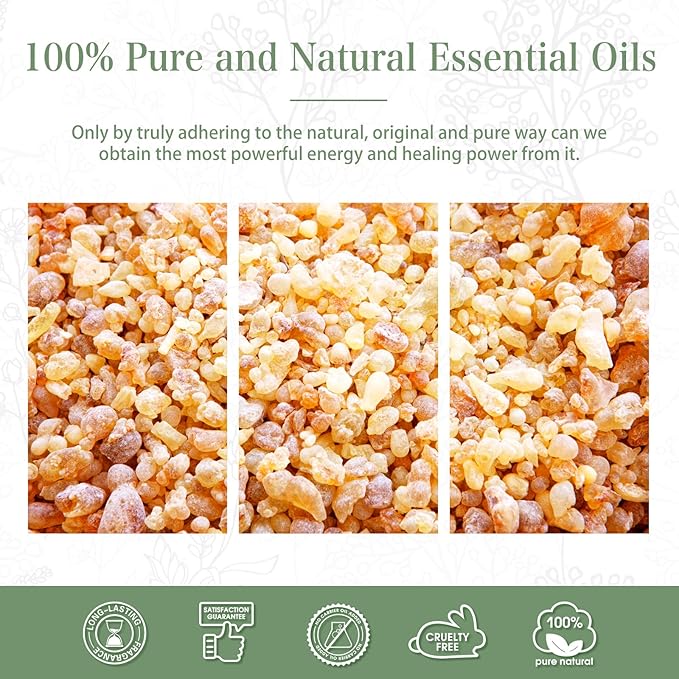 PHATOIL Frankincense Essential Oil 100ML, Essential Oils for Diffuser, Humidifier, Aromatherapy, Perfect for DIY Soap, Candle, Bath Bombs Making