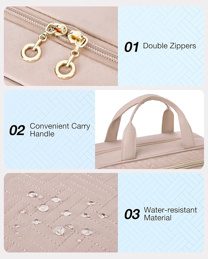 Bagsmart travel toiletry bag hanging