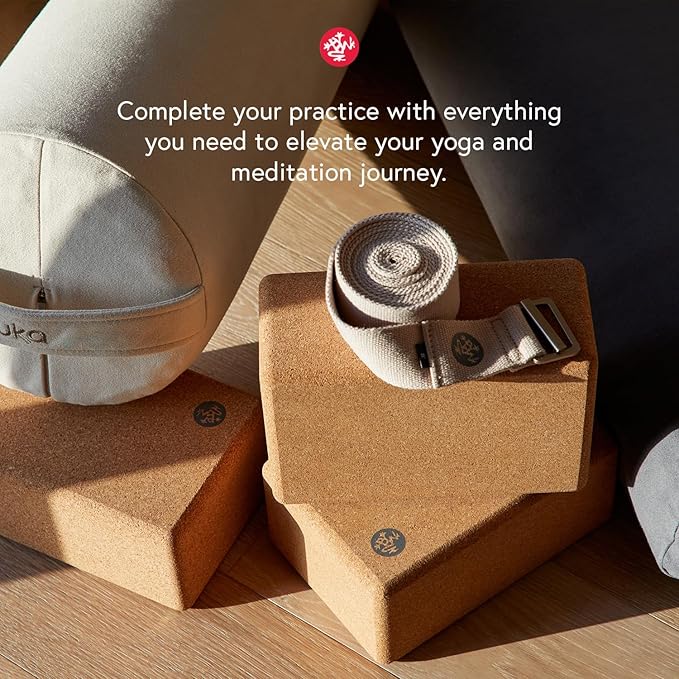 Manduka eKOLite Yoga Mat - 4mm Natural Rubber | Eco-Friendly | Soft Textured Surface | Natural Next-to-Skin Feel