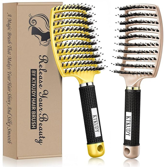 KTKUDY Detangling Brush Getting Knots