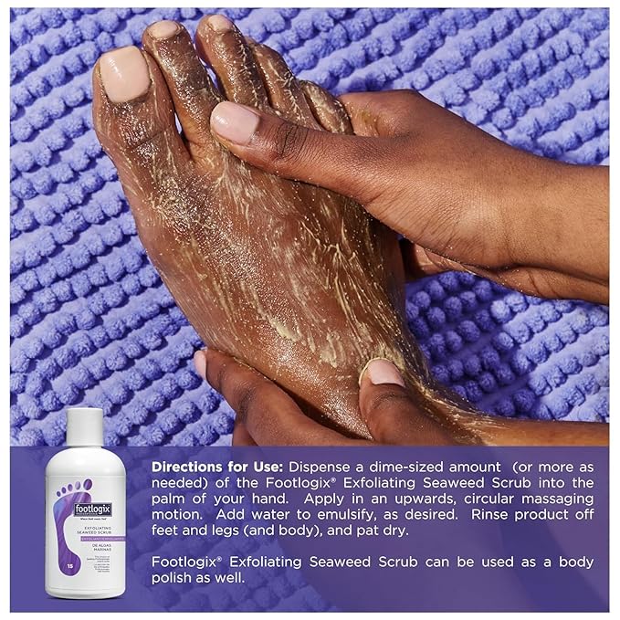 FOOTLOGIX Exfoliating Seaweed Scrub, 8.45 oz