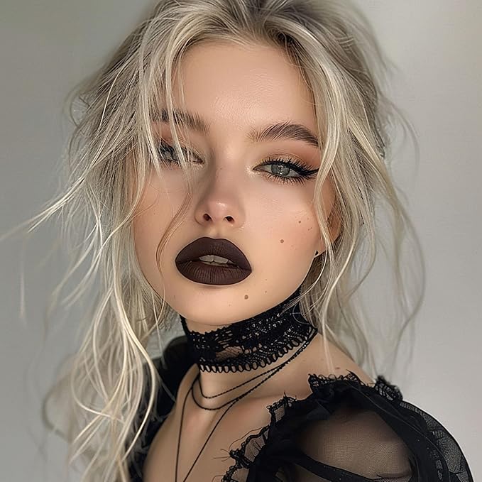 Depuplum 3Pc Matte Liquid Lipsticks for Women, Dark Brown Lipstick Red Lisptick Pink Lipstick, Cruelty Free Long Lasting Lip Makeup (DM15+DM05+DM26)