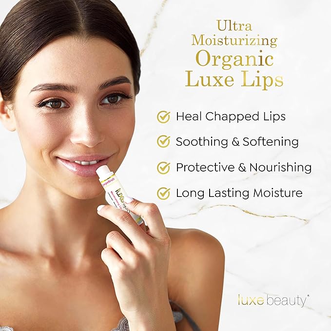 Luxe Beauty No-Beeswax & Petroleum Organic Lipstick