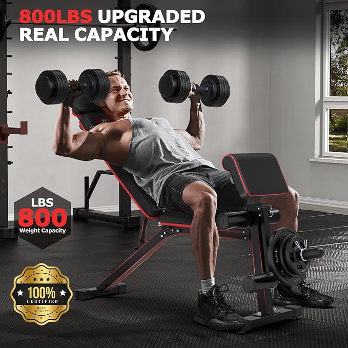 Adjustable Weight Bench 800LBS