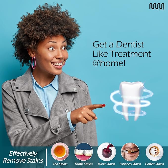 MasterMedi Teeth Whitening Strips, Non-Sensitive White Strip for Teeth Whitening, 14 Treatments