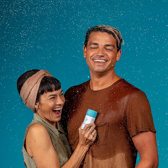 Hume Supernatural Aluminum Free Deodorant for Women & Men - Safe for Sensitive Skin - Probiotic, Plant-Based, Baking Soda Free, Aloe, & Cactus Flower, Anti Sweat, Stain & Odor – After Rain, 2-Pack