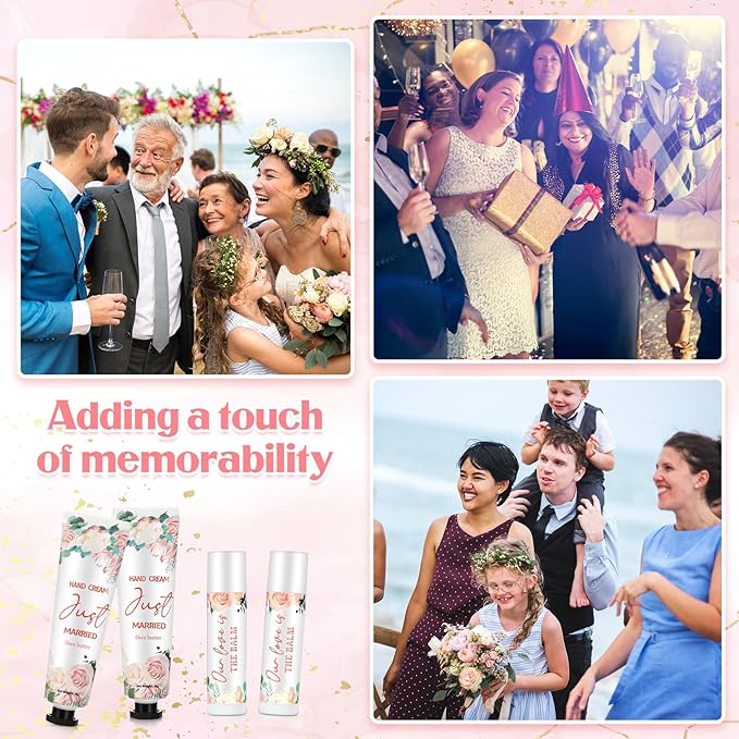 25 Set Wedding Lip Balms and Wedding(Floral)