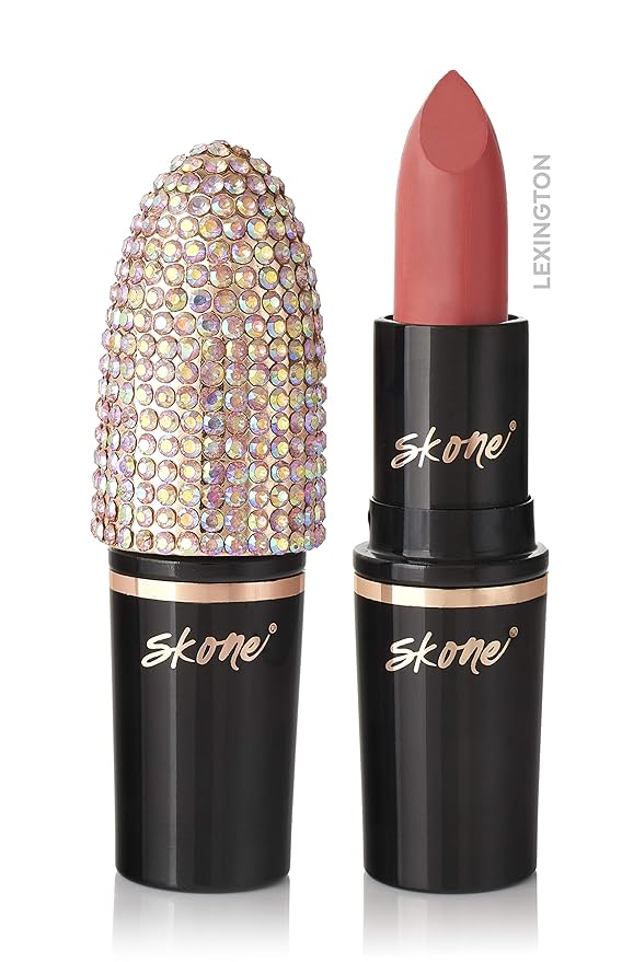 Skone Cosmetics Charm Collection Luxe Hydrating Lipstick - Vegan Formula Infused with Vitamin E - Long-Lasting, Lightweight Balm - Color Lexington - Nourishing, Smooth Finish