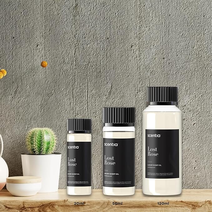 Scentia Premium Fragrance Collection Inspired by Fairmont Hotel - 50 mL 1.69 fl oz -Essential Oil Blend Rose, Oud Wood & Clove Notes for Aromatherapy Diffusers - Lost Rose