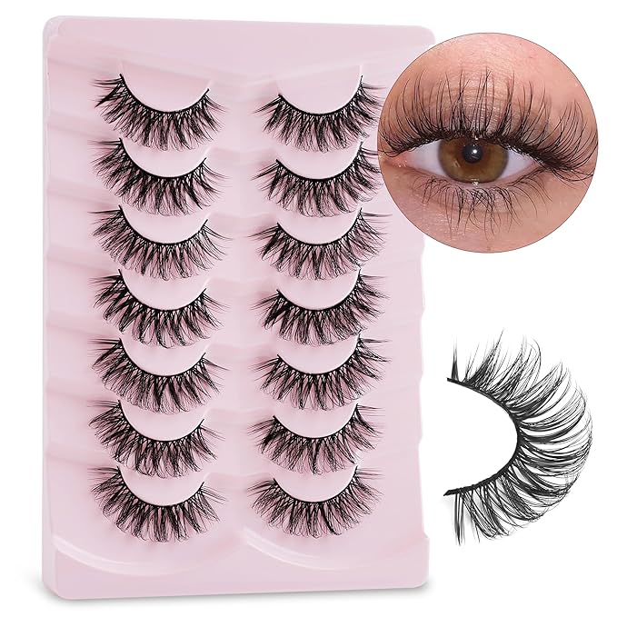 Onlyall Natural False Eyelashes Volume Strip Lashes