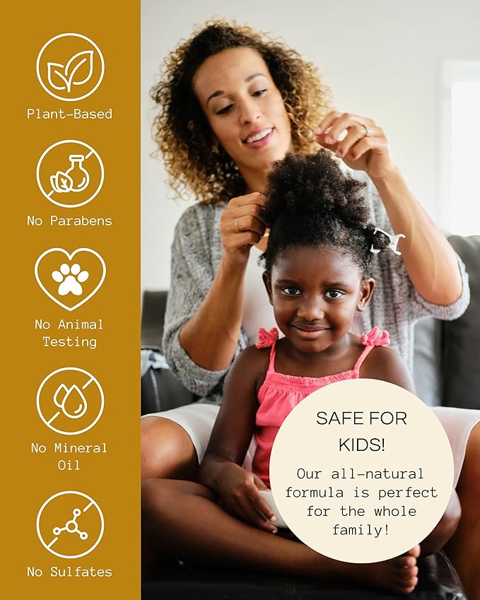 Righteous Roots Rx Hair Oil - Growth Booster, Anti-Frizz and Thickener for Beard, Curly, Wavy and Natural Hair (Previously known as Hair RX) (2 fl OZ)
