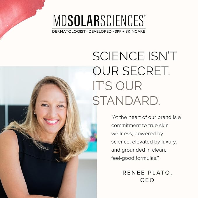 MDSolarSciences Tinted Sheer Lip Balm SPF 30 | Hydrating Lip Sunscreen | Shea Butter, Jojoba & Avocado Oils | Moisturizing, Vegan, & Clean| 0.15 oz, Crystal