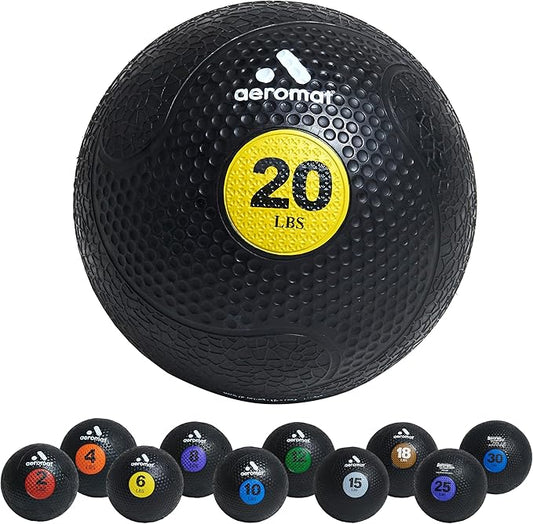 Aeromat Medicine Ball: Weighted Medicine Balls for Exercise 2-30lbs -