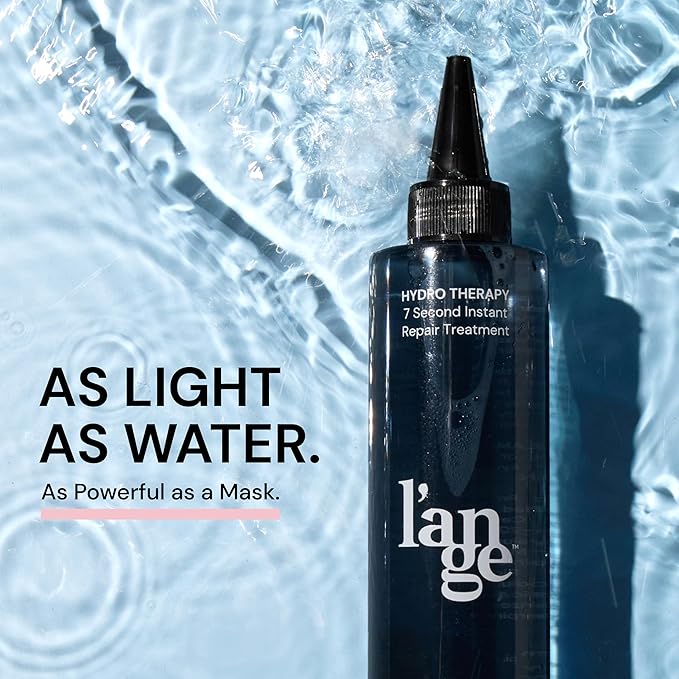 L'ANGE HAIR Hydro Therapy 7 Second Instant Repair Treatment | Lamellar Technology | Hydrates | Detangles | Smooths Strands | Reduces Frizz | Paraben-Free | Safe for Color-Treated Hair | 7 Second