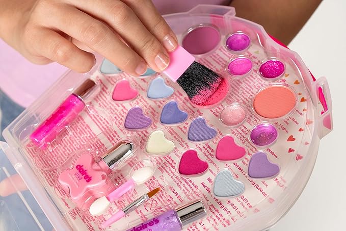 Claire's Club Pink Cupcake Makeup Case- Designed