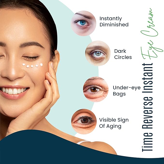 DERMAXGEN Puffy Eye Treatment Time Reverse Instant Anti-aging Eye Cream New Advanced Formula - Visibly Reduce Under-eye Bags, Wrinkles, Dark Circles, Fine Lines & Crow's Feet Instantly - 8ml