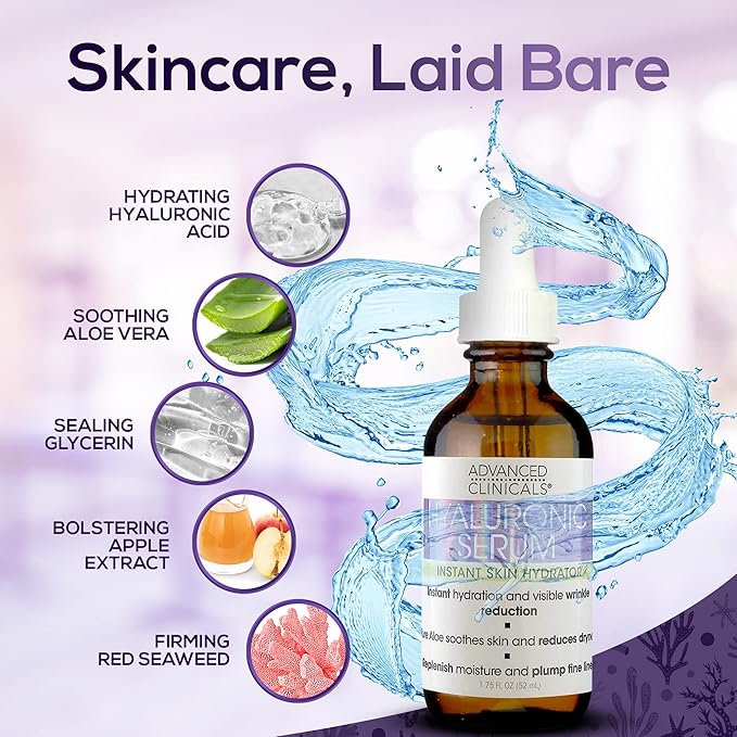 Advanced clinicals hyaluronic acid face
