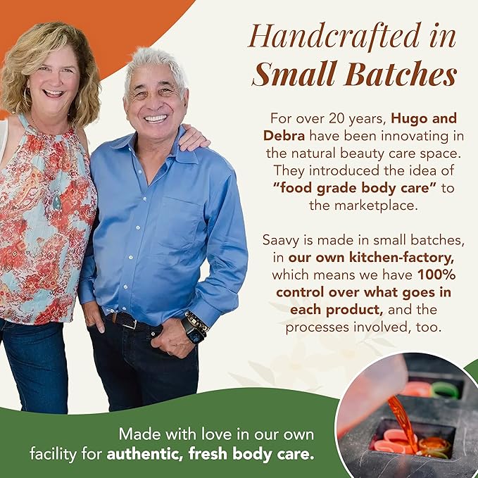 Saavy Naturals Body Cream Sweet Orange Plant-Based Ingredients| Made In USA | Absorbent Shea Butter Vegan Formula, Thick and Creamy Body Moisturizer, Body Lotion for Dry Skin- 8.5 Fl Oz