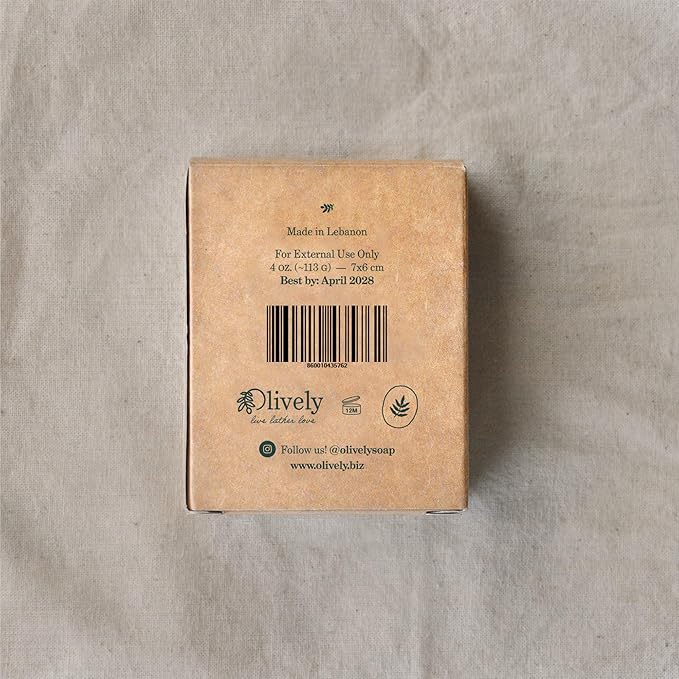 Olively Enchanted Woods - All Natural Soap Bar - Soap Bar handmade with Laurel and Olive Oil - Bar Soaps made with 100% natural ingredients - Body and Bath Soap - Vegan
