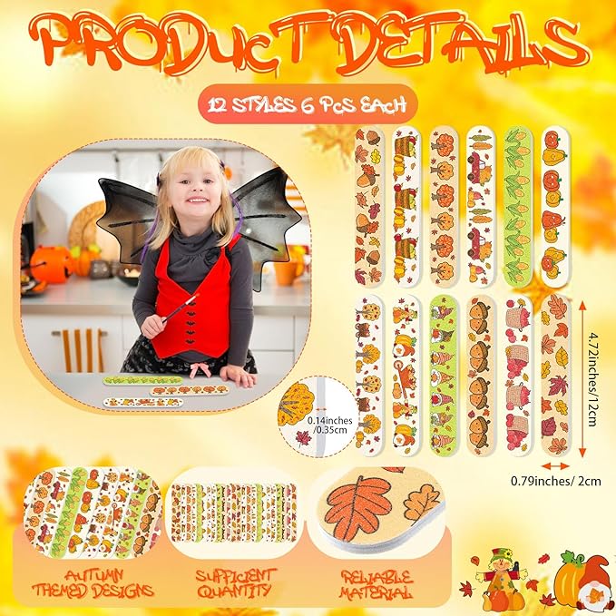 Gisafai 48 pcs fall nail