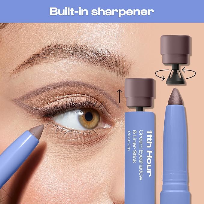 ALLEYOOP 11th Hour Waterproof Cream Eyeshadow Stick – Long-Lasting Eye Shadow Pencil & Eyeliner, Cream to Powder Stick & Highlighter – Smudge-Proof Eyeshadow Matte, Smoky Mocha Matte