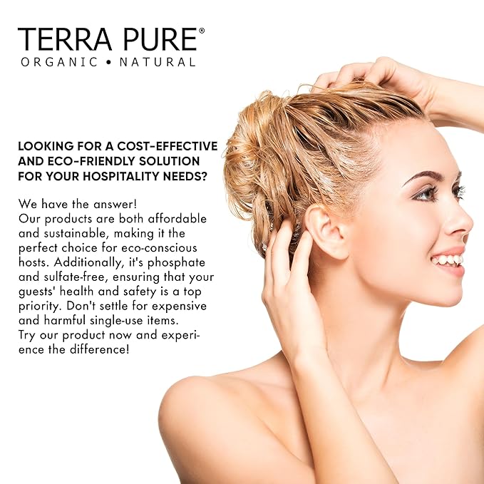 Terra Pure Green Tea Conditioner 10.14oz Pump |Clean Honey & Aloe Vera Formula for Hotels, Resorts, & Vacation Rentals | Moisturizing Bath Wash for Guest Amenities and Hospitality Toiletries | 24/case