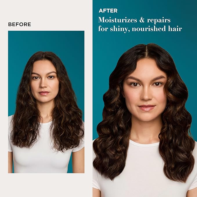 OGX Nourishing + Coconut Milk Conditioner, Hydrating & Restoring Conditioner Moisturizes for Soft Hair After the First Use, Parabens-Free, Sulfate-Free Surfactants, 13 fl. Oz