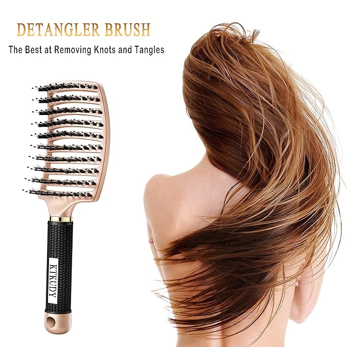 KTKUDY Detangling Brush Getting Knots