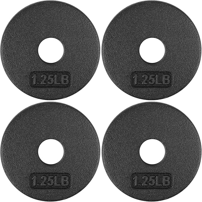 A2ZCARE 1 inch Weight Plates Set 1.25 lbs 20 lbs, 1 inch, 1 inch