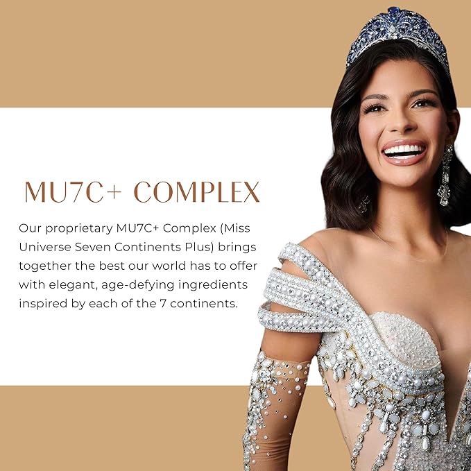 Miss Universe Skincare Light Up Eye Cream .46 oz, Firming Under Eye Cream for Dark Circles and Puffiness, Under Eye Brightener Face Cream for Women, Facial Skin Care Product with Hyaluronic Acid
