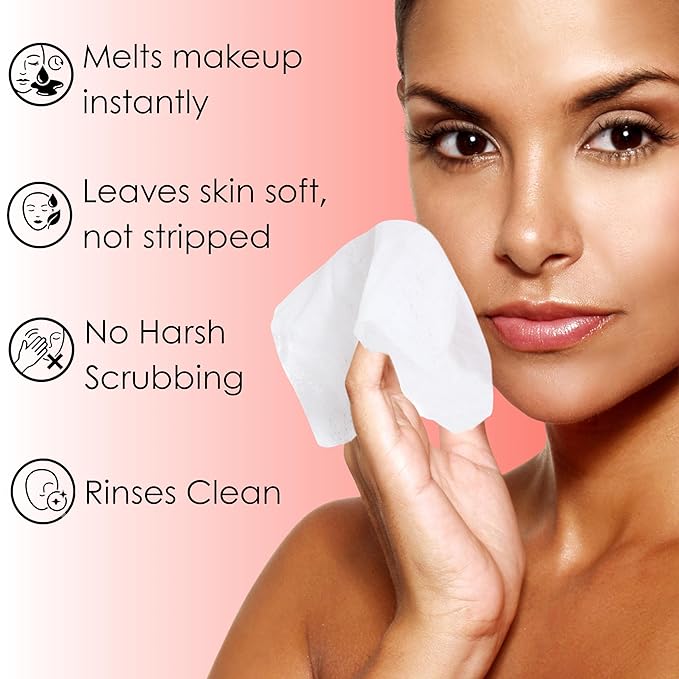Global Beauty Care - Longwear Makeup Remover Face Towelettes, Waterproof Facial Cleansing Wipes, Retinol Infused with Vitamins C & E for Brightening, Smoothing & Hydrating Skin, 60 Count (1 Pack)