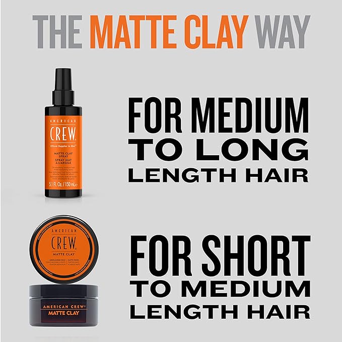 American Crew Matte Clay Spray 5.1 Fl Oz (Pack of 2)