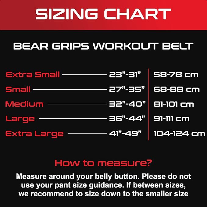 Bear Grips Weightlifting Belt 5mm Powerlifting