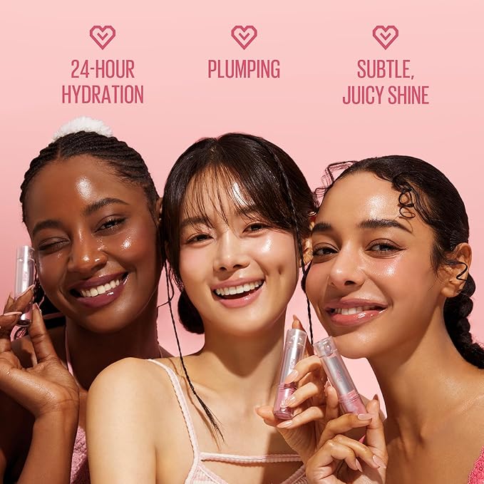 Kaja Juicy Glass Lip Balm | Plumping Lip Gloss Hydrating Lip Balm, Korean Beauty Tinted Lip Care, Moisturizing Lip Products, Nourishing Lip Moisturizer, Radiant Glow | Peach Mimosa, 0.15 oz