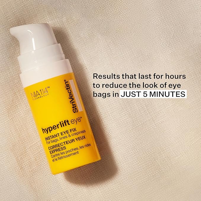 StriVectin Tighten & Lift Hyperlift Eye Cream Instant Eye Fix, Tightening Treatment for Bags, Lines and Crepiness, 0.34 Fl Oz,(Pack of 1)