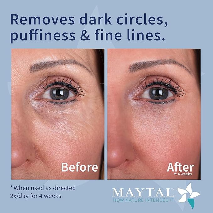 Maytal Orbital Eye Serum, Hydrating for Dark Circles, Puffiness, and Fine Lines - Anti-Aging formula featuring Fibroblast Technology - Firms Under Eye Skin - For All Skin Types, 0.7 fl oz.