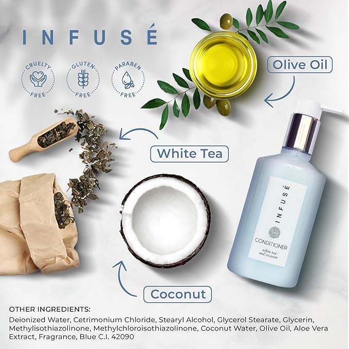 Terra Pure Infuse Conditioner, Retail Size Hotel Amenities, 10.14 oz. (Case of 24)
