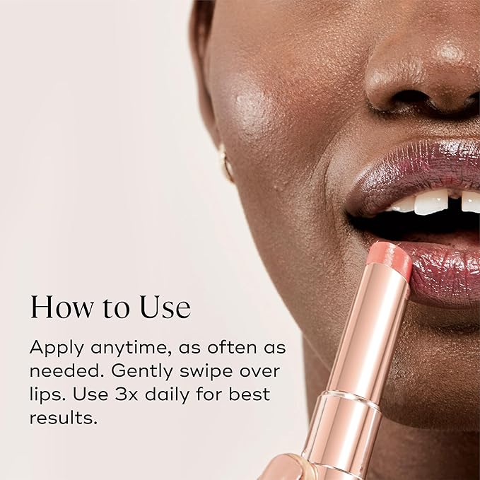 EVER Peptide Lip Therapy — Coral (Orange-Toned Pink Tinted Balm with Peptides & Moisturizing Botanical Oils)