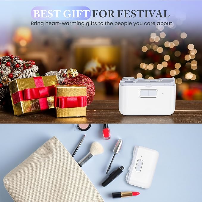 Electric Nail Clipper,Automatic Nail Clipper,Rechargeable 2 Speed Nail Clippers Set,45DB Nail Kit,LED Light Electric Nail Clippers for Kids,Adults,Seniors,2 in 1Design Manicure Set Portable White
