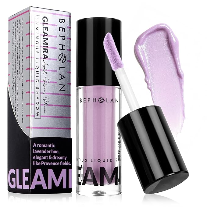 BEPHOLAN Matte Purple Liquid Eyeshadow With Subtle Shimmer.Waterproof,Long-Lasting, Neutral Naked Smooth Creamy Eyeshadow Lightweight(Provence Lavender 02#)