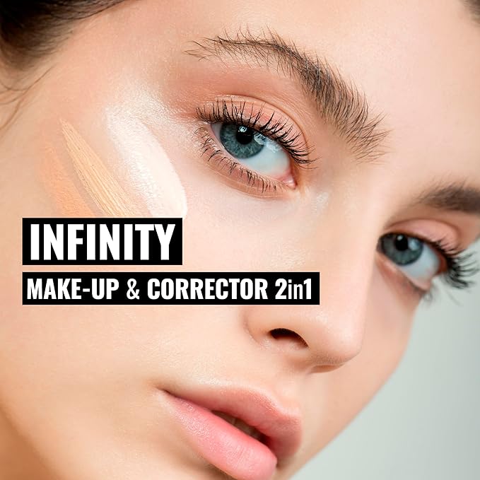 Dermacol Infinity make-up and corrector, Multi-use, Super coverage, Photo-friendly,Hypoallergenic,Waterproof, Touc proof, SPF 15, 02, Beige